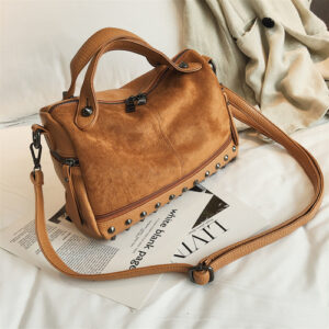Suede Command Satchel