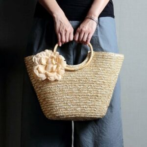 Woven Bloom Tote